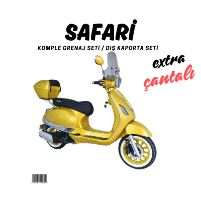Arora Safari Sarı Grenaj Seti 22 Parça + Çantalı